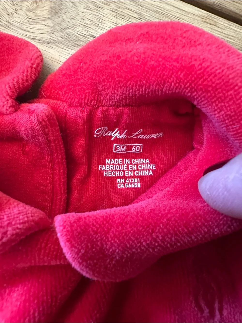 RALPH LAUREN velour dress and corduroy romper